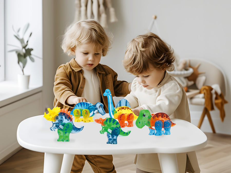Learn and Play with Mix and Match STEM Magnetic Toys