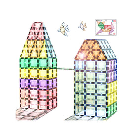 PicassoTiles 41pc Prism Magnetic Building Block Set