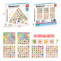 PicassoTiles 36 Piece Magnetic Cubes Alphabet & Numbers