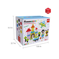 PicassoTiles 400pc Magnetic Mini Pixel Puzzle Cubes