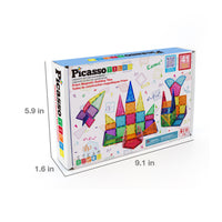 PicassoTiles 41pc Prism Magnetic Building Block Set