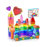 PicassoTiles 60 Piece Classic Magnet Building Tiles