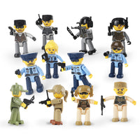 PicassoTiles Law Enforcement & Military Character Figure Set