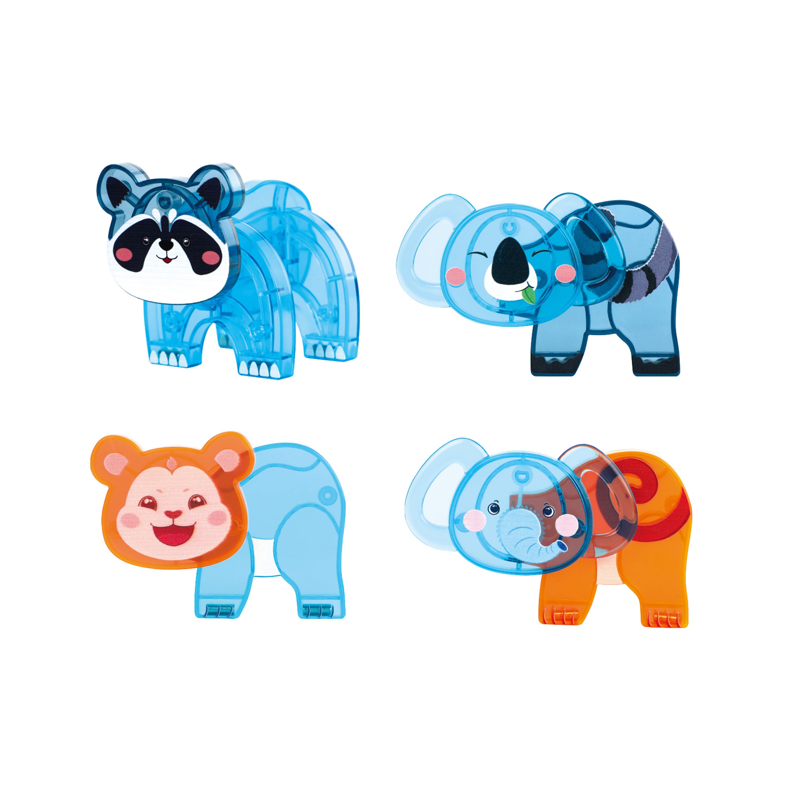 PicassoTiles Magnetic Tile Animal Friends Mix & Match Wildlife Characters