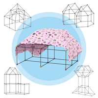 PicassoTiles 125 Piece Fort Building Kit