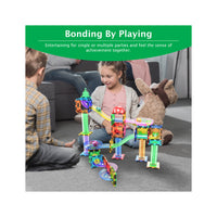 PicassoTiles 70pc Marble Run Building Blocks Set