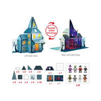 PicassoTiles Haunted House Building Blocks with Spooky Characters