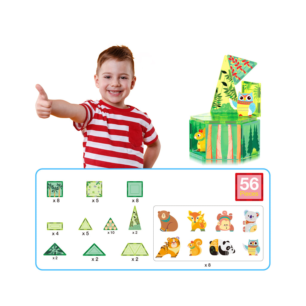 Fat Brain Toys Woodland Friends Stacking Cubes