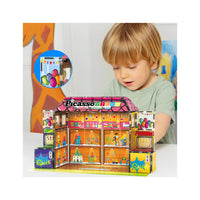 PicassoTiles Toy Store Adventure 60-Piece Magnetic Building Set