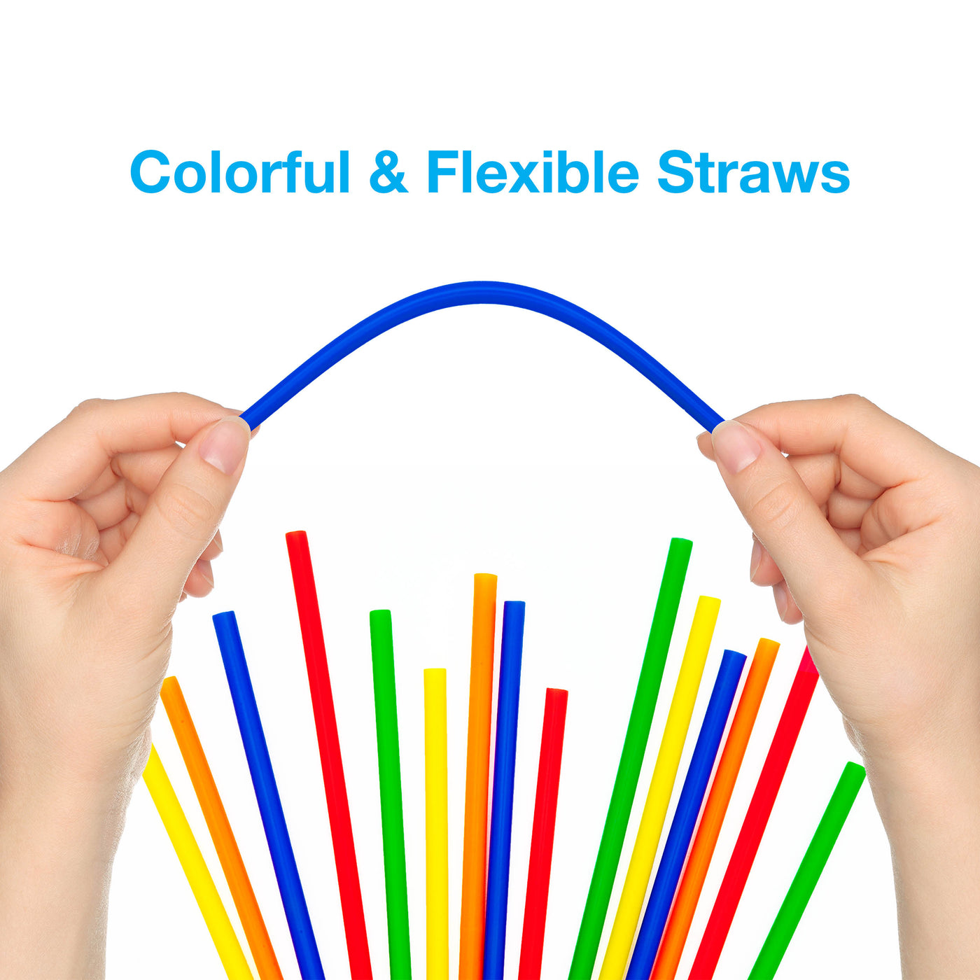 PicassoTiles 400pc Straw Building Set PTS400