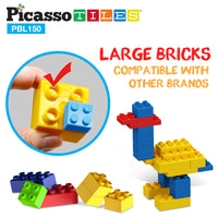 PicassoTiles Large Colorful Building Brick Block Kit