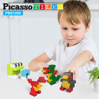 PicassoTiles Building Block Brick 1250 Piece Playset