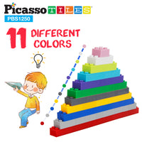 PicassoTiles Building Block Brick 1250 Piece Playset