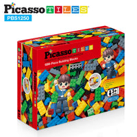 PicassoTiles Building Block Brick 1250 Piece Playset