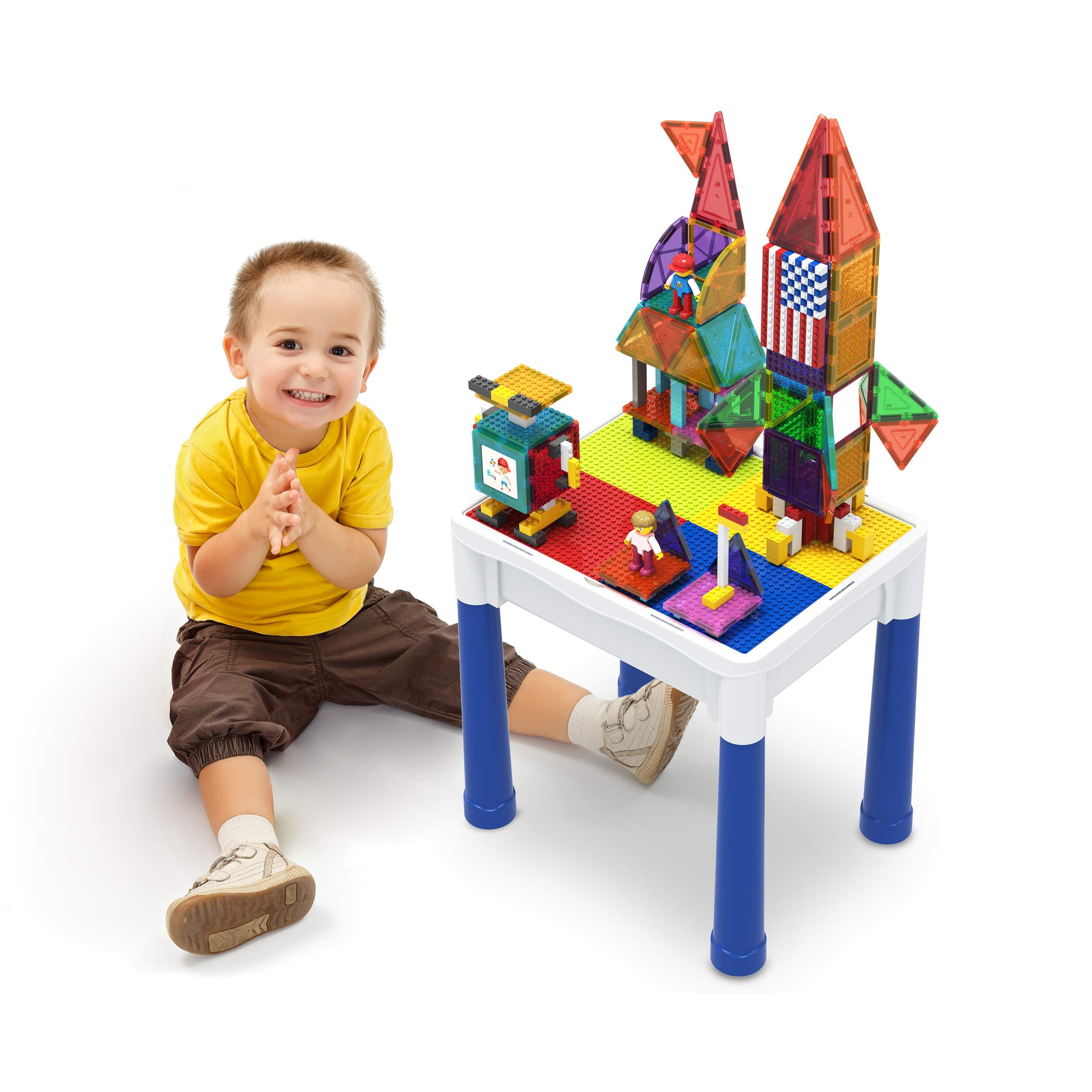 Picasso Tiles Children's Activity Table Multi Function Easy Storage : Target