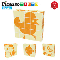 PicassoTiles Mix and Match 25 Piece Magnetic Puzzle Cube Set