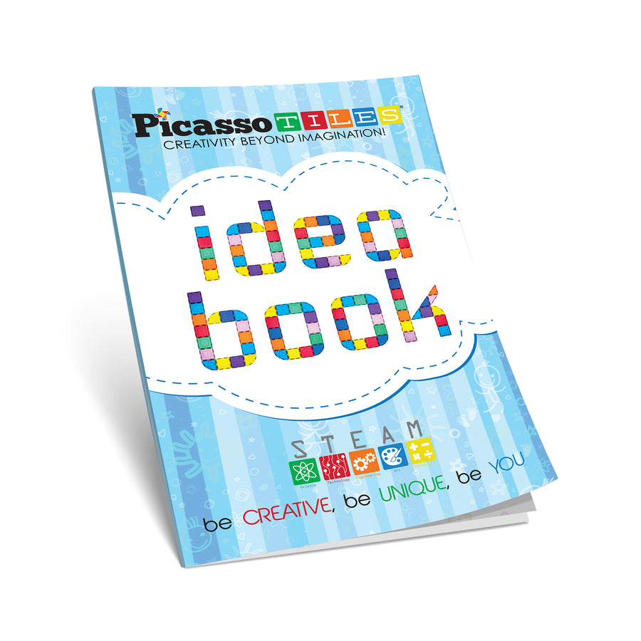 PicassoTiles IDEA Book for Toy Magnet Tiles