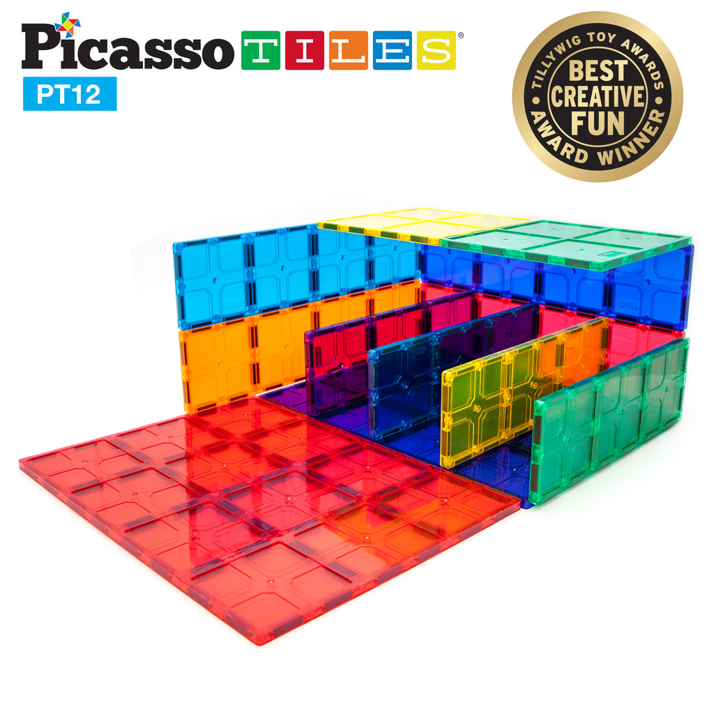 Large Interlocked Magnetic Tiles – PicassoTiles