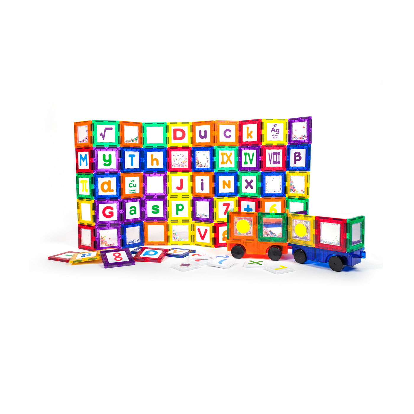 PicassoTiles Magnet Tile STEM Learning Clip-In Card LED Light Set