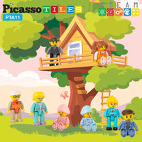 PicassoTiles Family Character Action Figure Magnet Toys