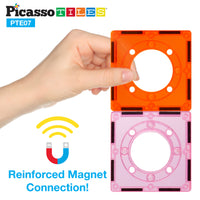 PicassoTiles Marble Run Square Joint Expansion Pack