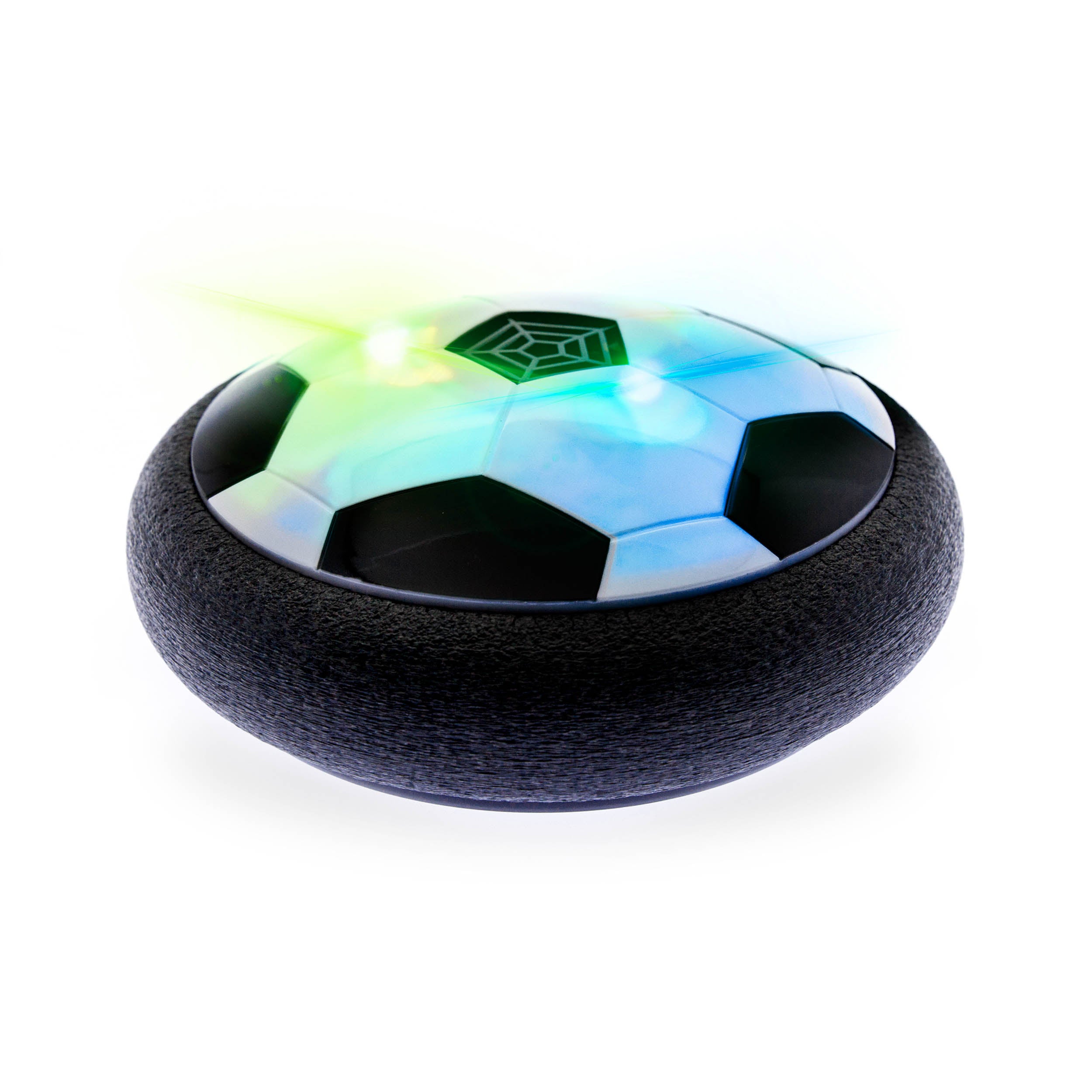 PicassoTiles Hover Soccer Ball with Protective Bumper Foam