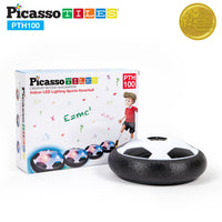 PicassoTiles Hover Soccer Ball with Protective Bumper Foam