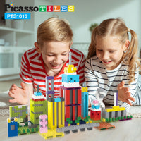 PicassoTiles 1016 Piece Magnetic Brick and Tile Building Set