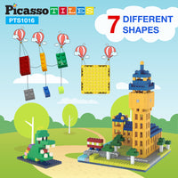 PicassoTiles 1016 Piece Magnetic Brick and Tile Building Set